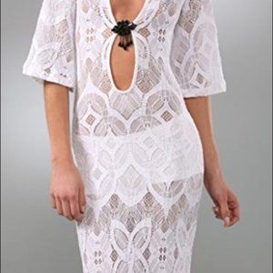 ISO Nightcap Jane Birkin White Lace Inspired Dress